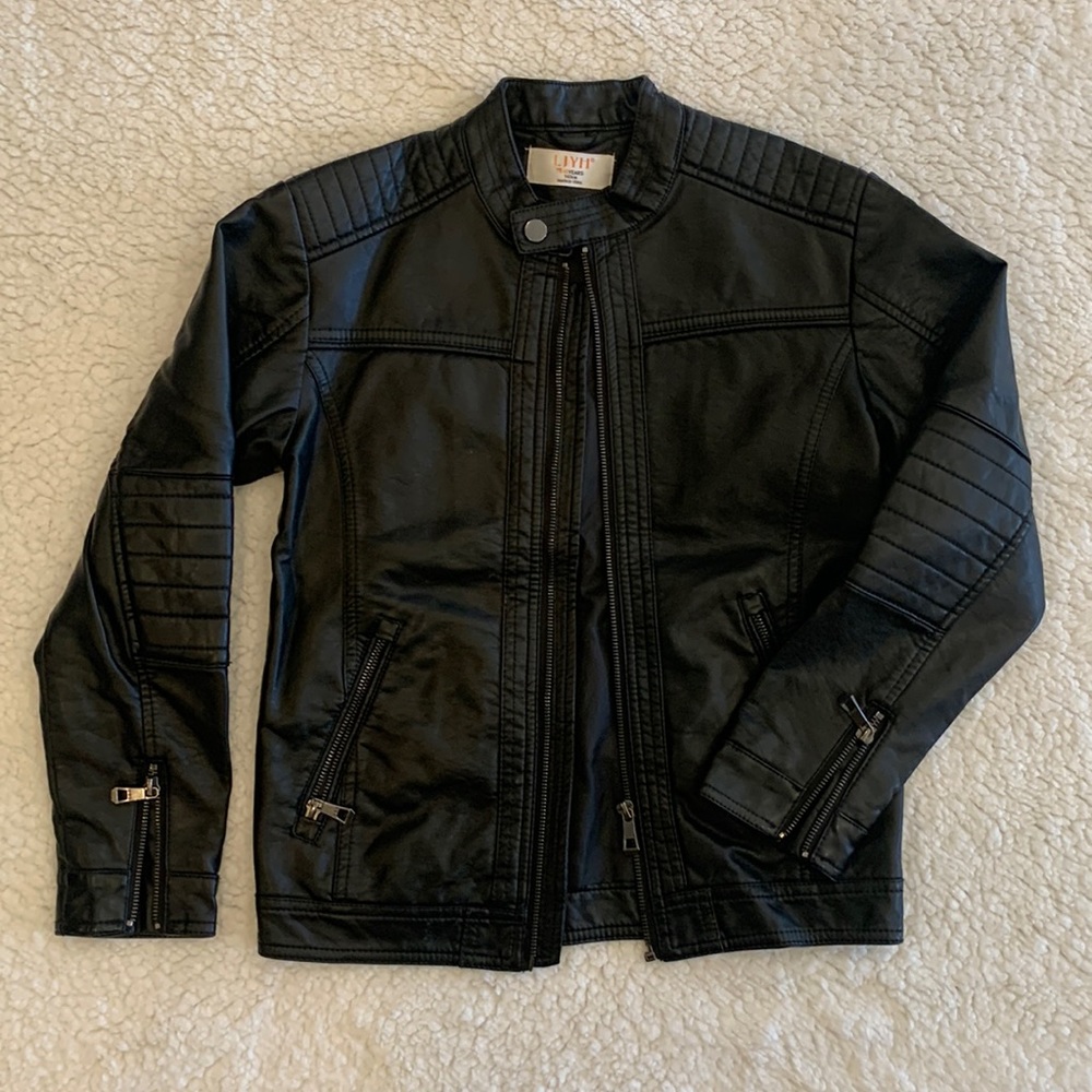 Faux Leather Moto Jacket